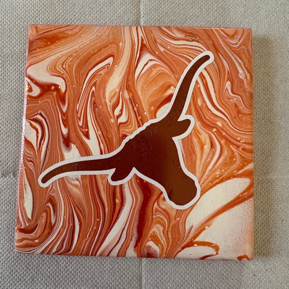 UT Orange and White Longhorn Canvas Art

Poured Painted Tile Coaster